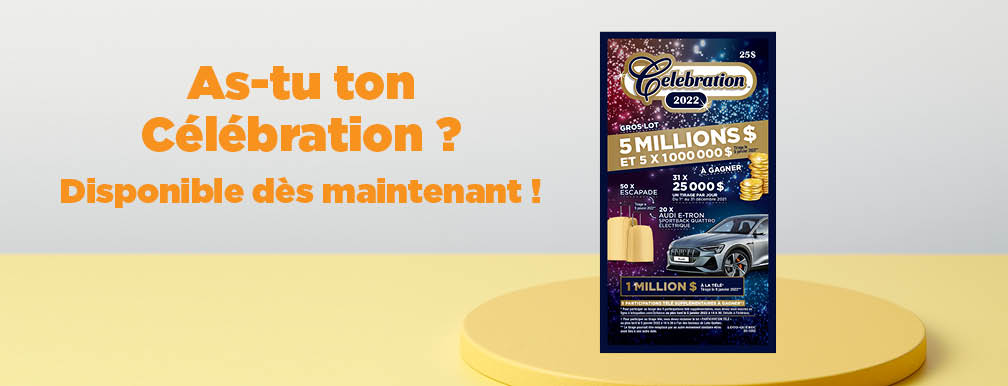 Célébration lotto quebec