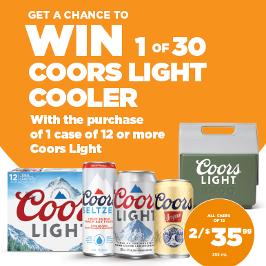Contest Cooler Coors Light