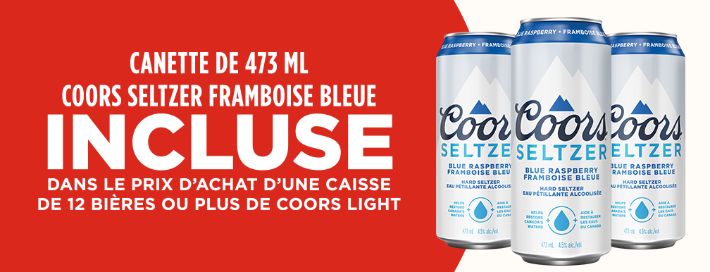 Coors Seltzer gratuit