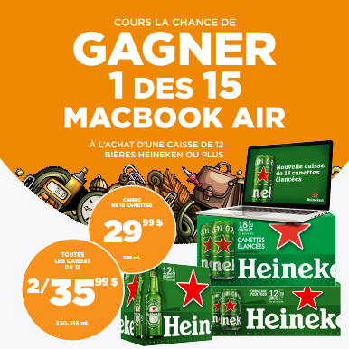Heineken - Concours MacBook