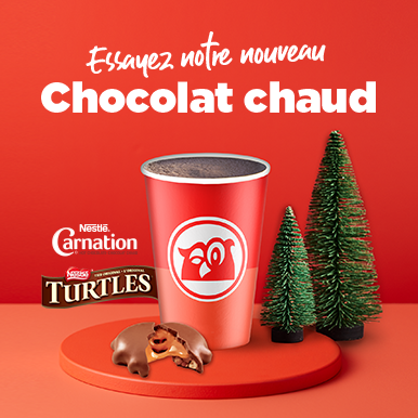 Chocolat chaud Turtles