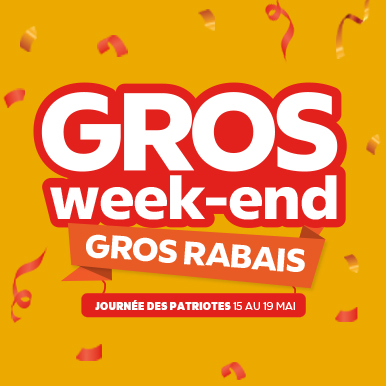 gros weekend des patriotes